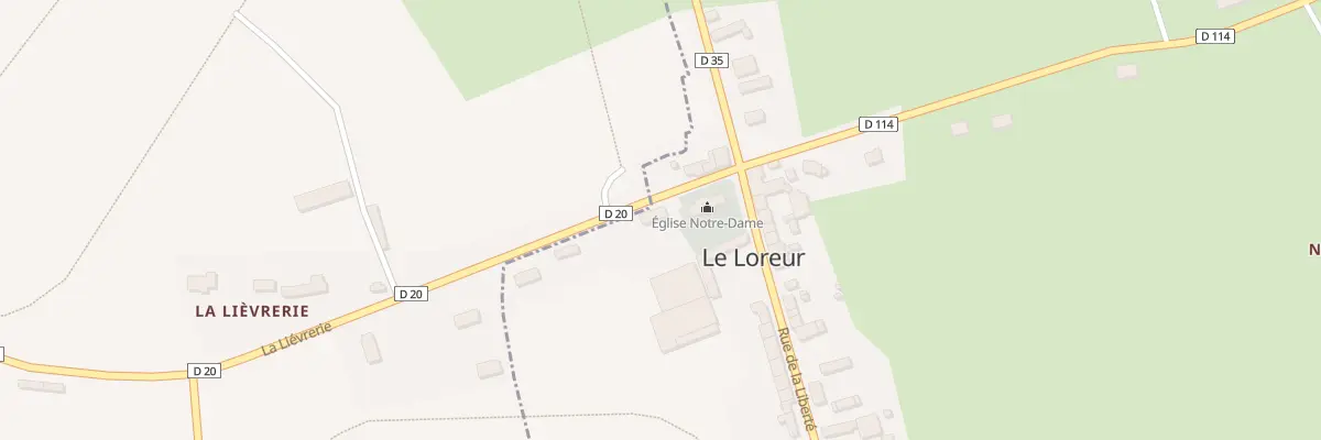 Plan du 1 Rue de la Mer au Loreur