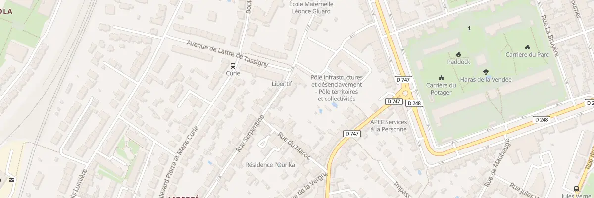 Plan du 39 Rue serpentine à La Roche-sur-Yon