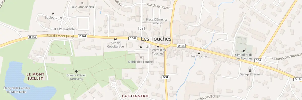 Plan du 1 Rue saint- melaine aux Touches