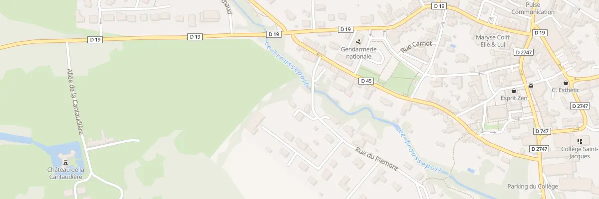 Plan du 2 Rue du Piémont à Moutiers-les-Mauxfaits