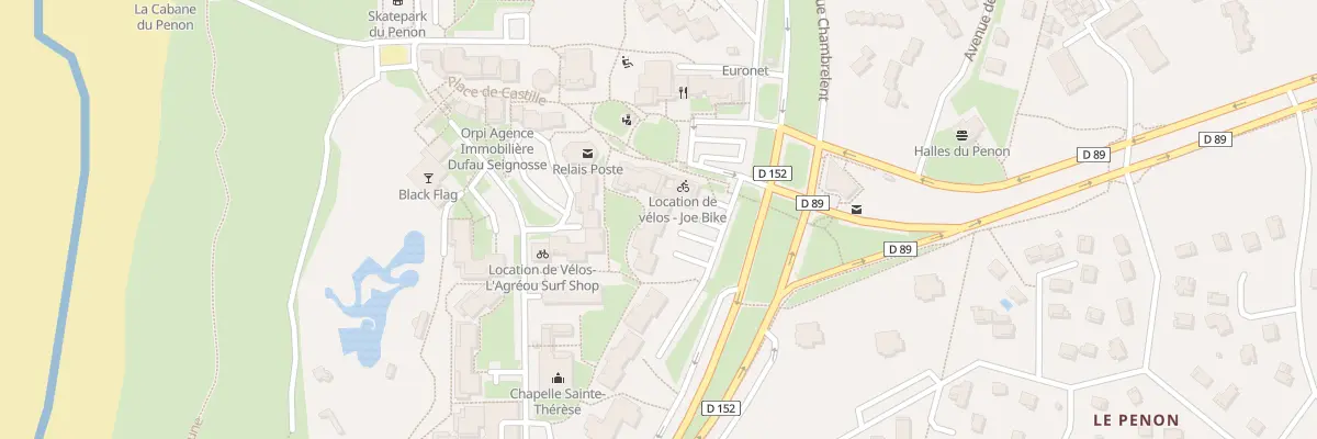 Plan du 9001 Res Les Etangs à Seignosse