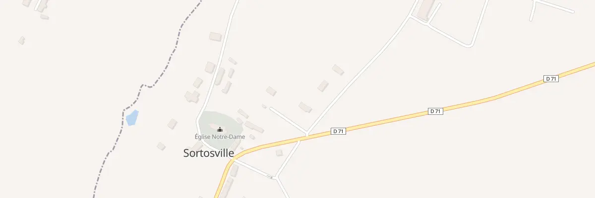 Plan du 35 Village de l’Eglise à Sortosville