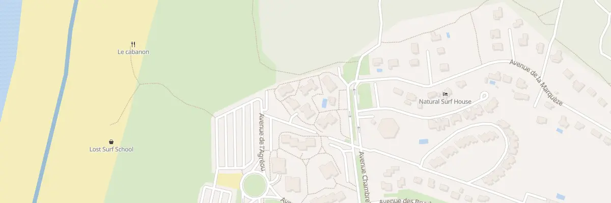 Plan du 9 Av Chambrelent à Seignosse