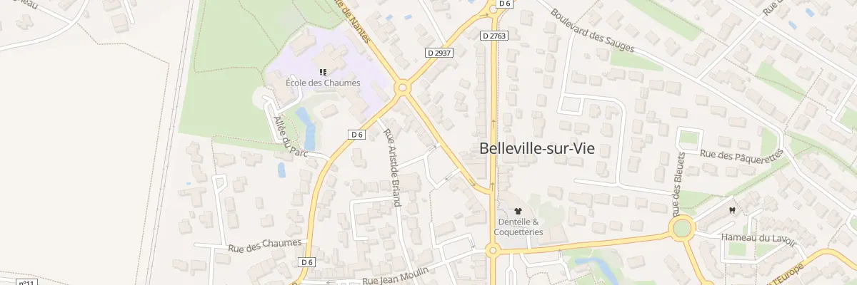 Plan du 5T Rue du M de Lattre de Tassigny à Bellevigny