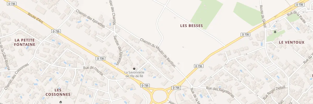 Plan du 11 Che du Moulin Barillon à La Couarde-sur-Mer