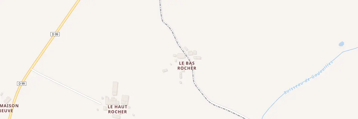 Plan du 5074 Le Bas Rocher à Sainte-Colombe