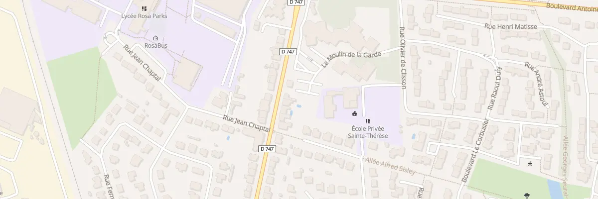 Plan du 43 Rue d’Aubigny à La Roche-sur-Yon