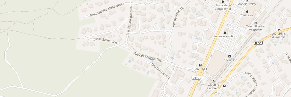 Plan du 16 Rue des Marguerites à Labenne