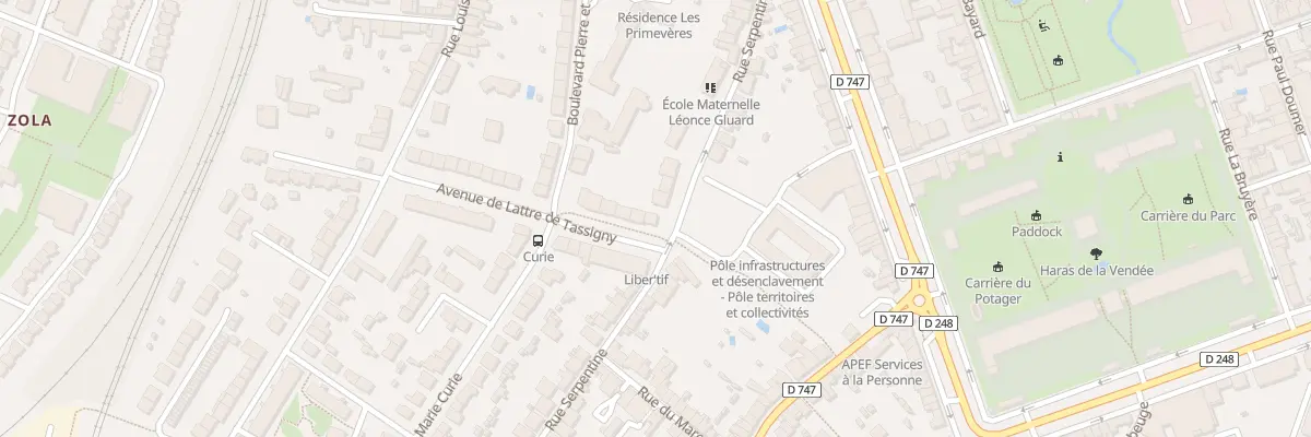 Plan du 24 Rue serpentine à La Roche-sur-Yon