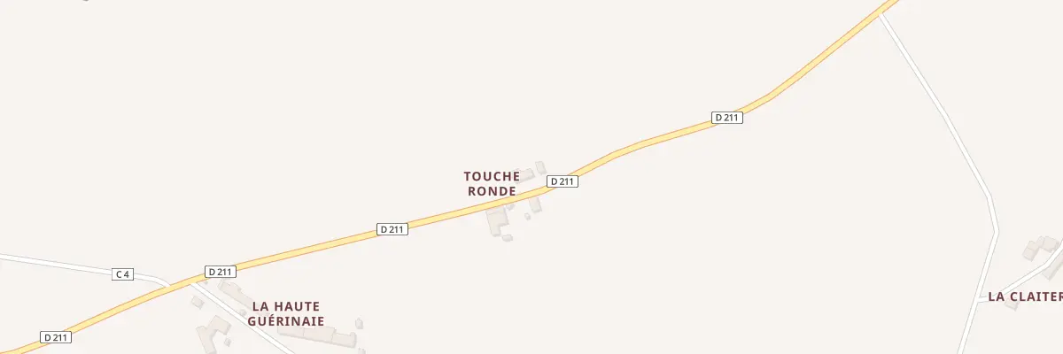 Plan du 1 Touche Ronde à Chauvigné