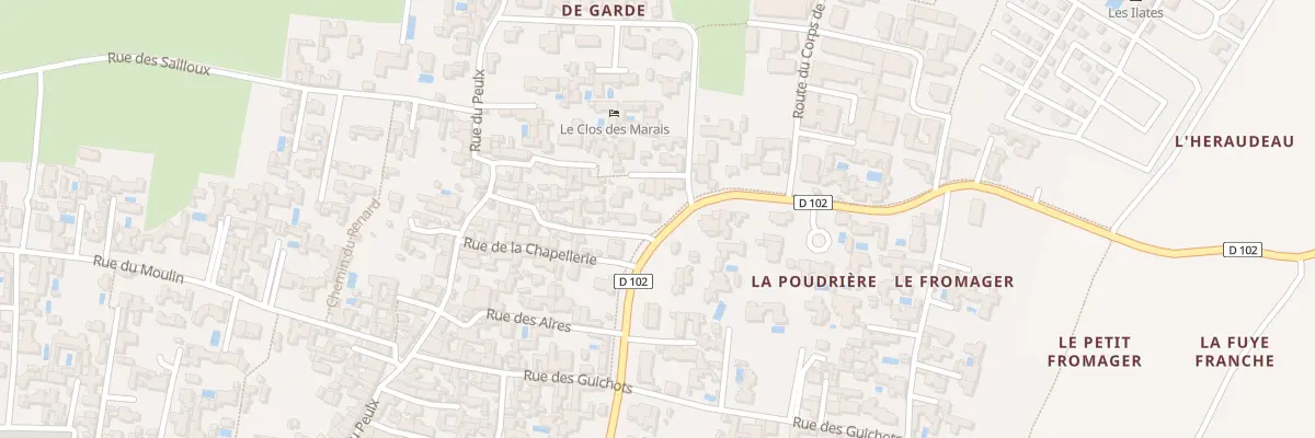 Plan du 11 Rte du Grouin à Loix