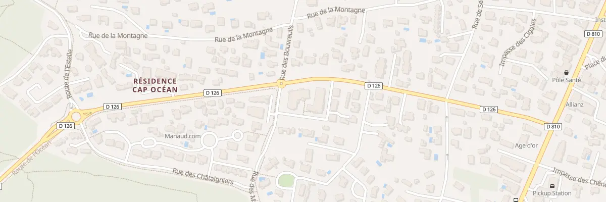 Plan du 24 Rue des Marguerites à Labenne