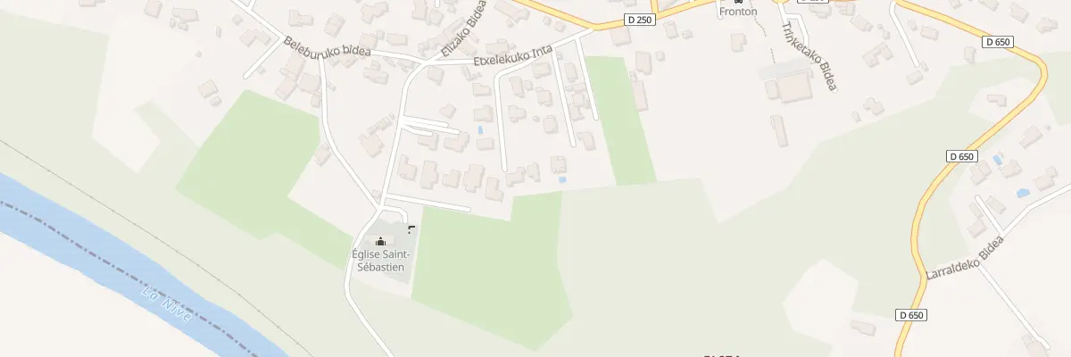 Plan du 4B Lot Mainguyague Etxegunea à Jatxou