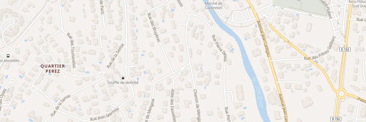 Plan du 6 Rue de Mengine à Capbreton