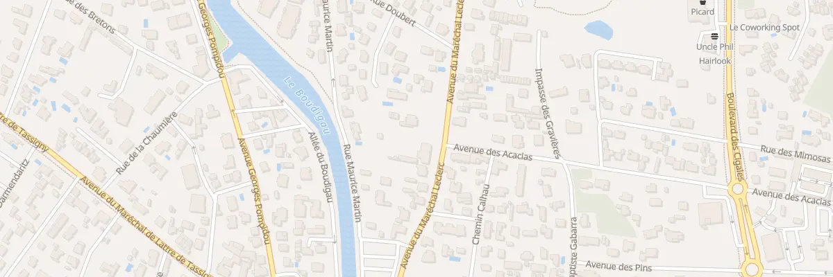 Plan du 10 Rue Maurice Martin à Capbreton