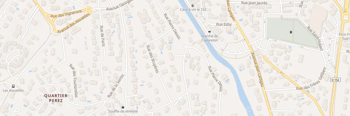 Plan du 2 Rue de Mengine à Capbreton