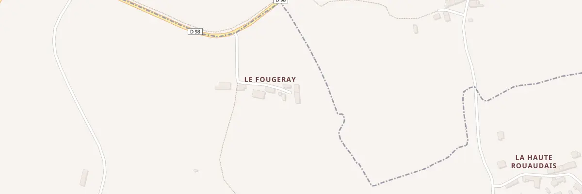 Plan du 5002 Le Fougeray au Tiercent