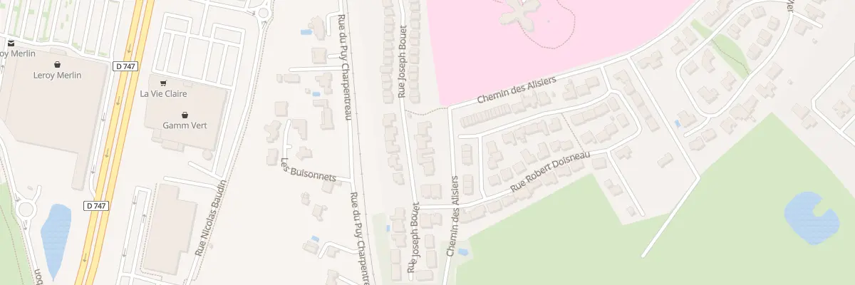 Plan du 85 Rue Joseph Bouet à La Roche-sur-Yon