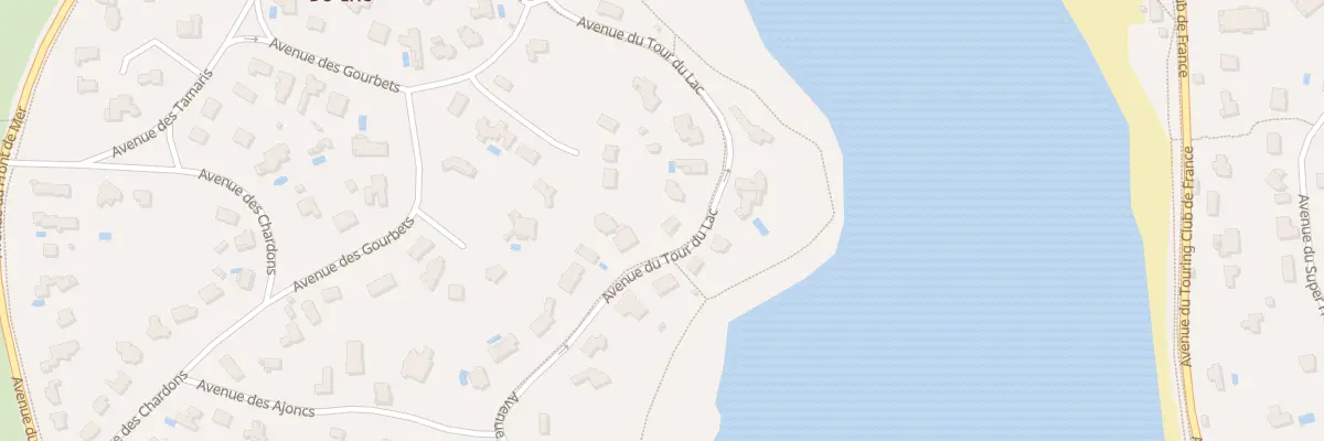 Plan du 2177 Av du Tour du Lac à Soorts-Hossegor