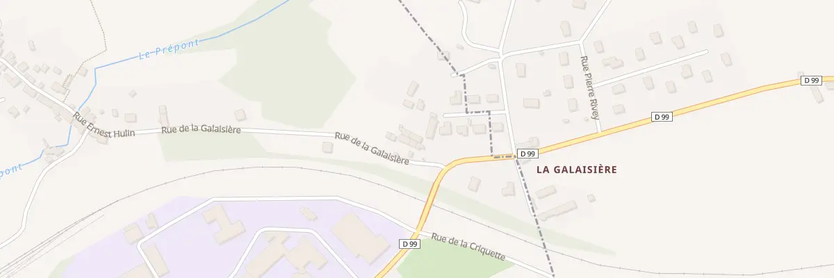Plan du 5A Rue de la Galaisière à Coutances