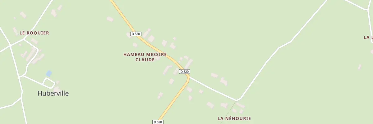 Plan du 15 Hameau Messire Claude à Huberville