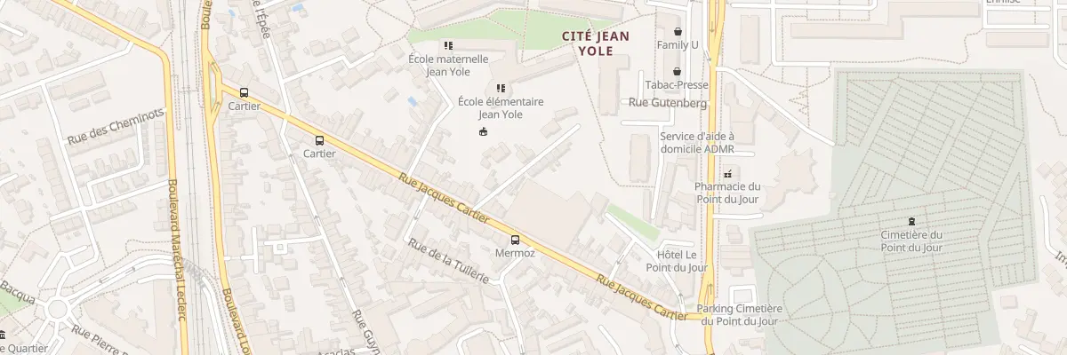 Plan du 12 Imp Surcouf à La Roche-sur-Yon
