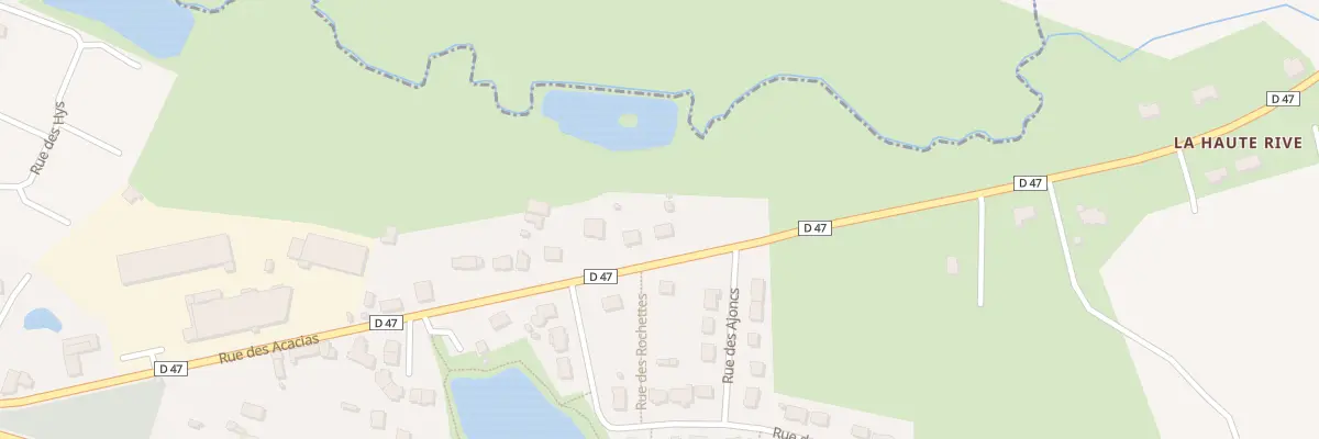 Plan du 21 Rue des Acacias à Coësmes