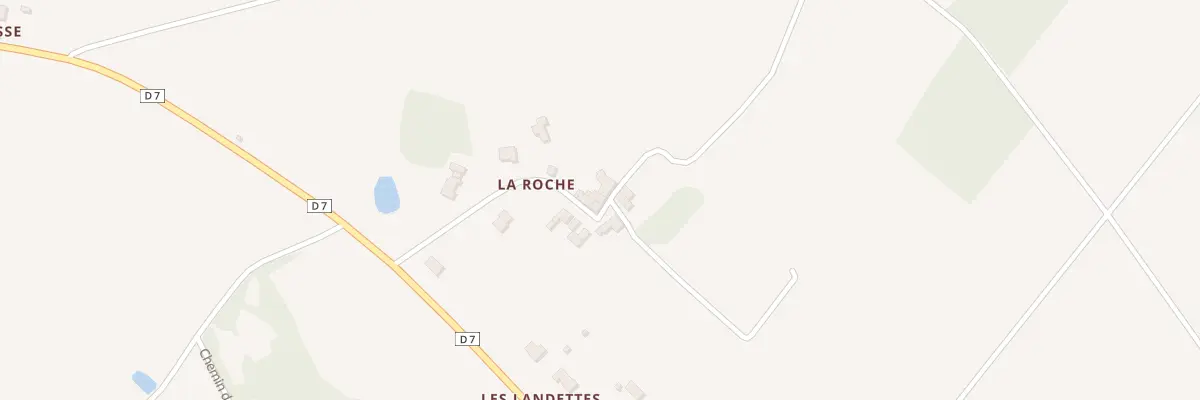 Plan du 17 La Roche à Montréverd