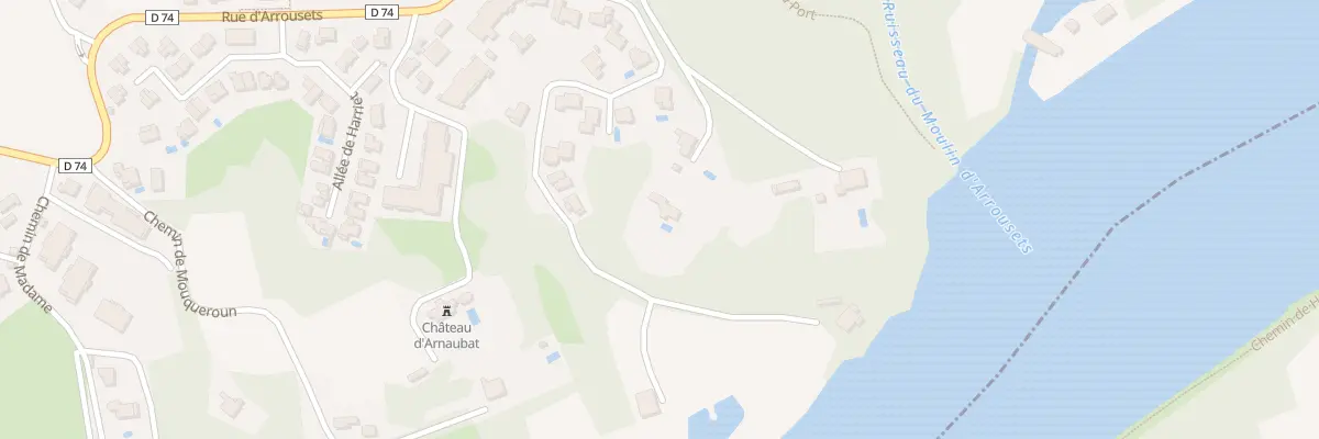 Plan du 17 All de Ségure à Bayonne