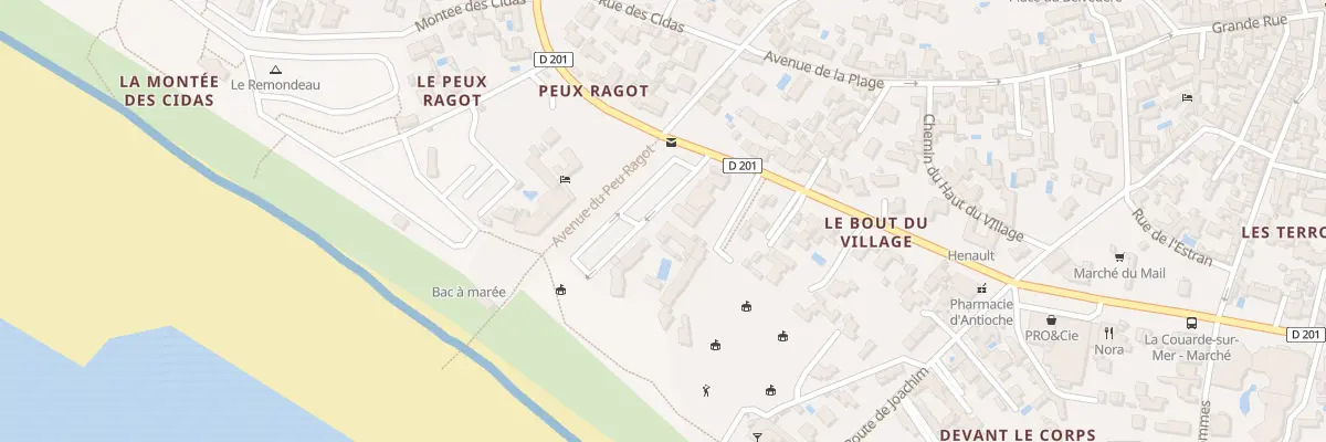 Plan du 23 Av d’Antioche à La Couarde-sur-Mer