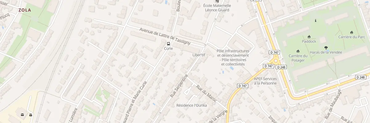 Plan du 32 Rue serpentine à La Roche-sur-Yon