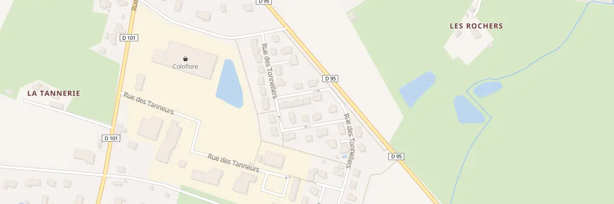 Plan du 19 Rue des Tonneliers à La Bouëxière