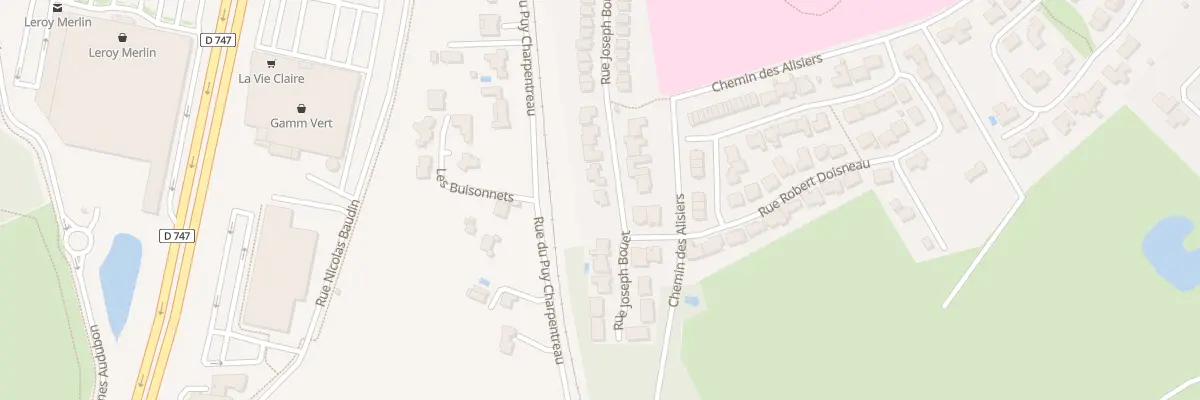Plan du 94 Rue Joseph Bouet à La Roche-sur-Yon