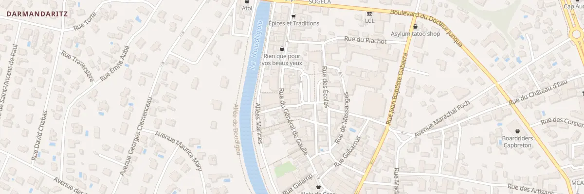 Plan du 7 Rue des Prébendiers à Capbreton