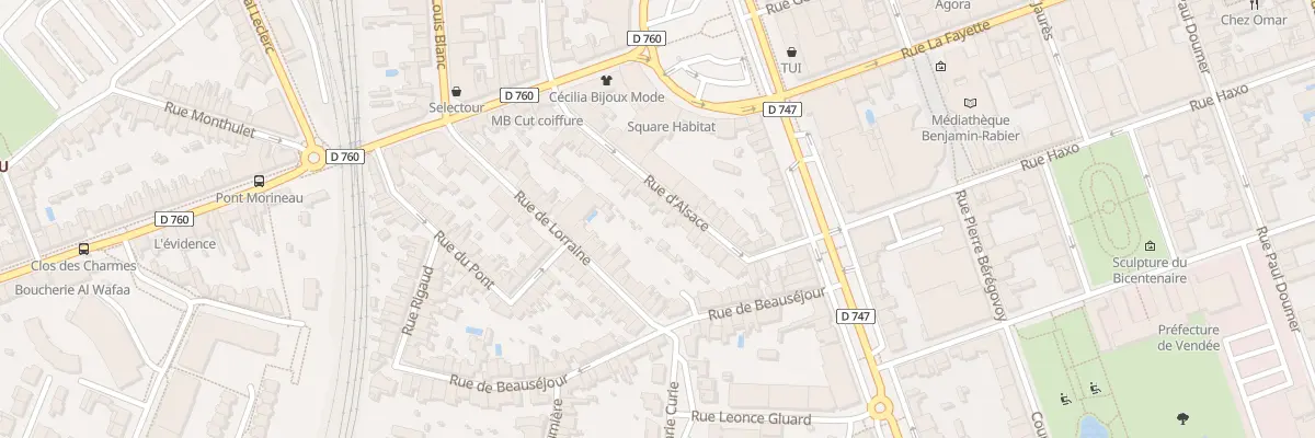 Plan du 17 Rue d’alsace à La Roche-sur-Yon