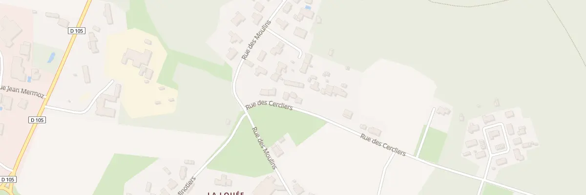 Plan du 3T Rue des cercliers à Haute-Goulaine