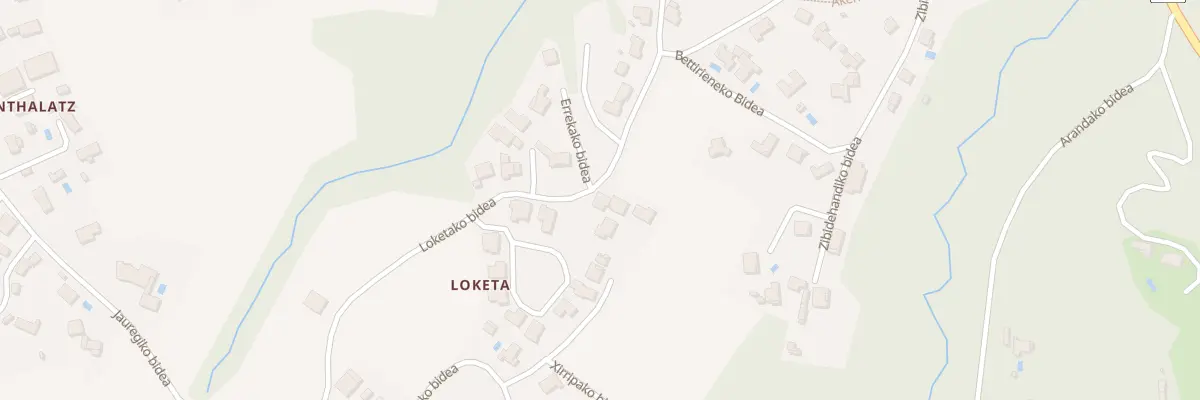 Plan du 1004 Loketako bidea à Larressore