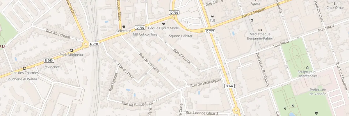Plan du 19 Rue d’alsace à La Roche-sur-Yon