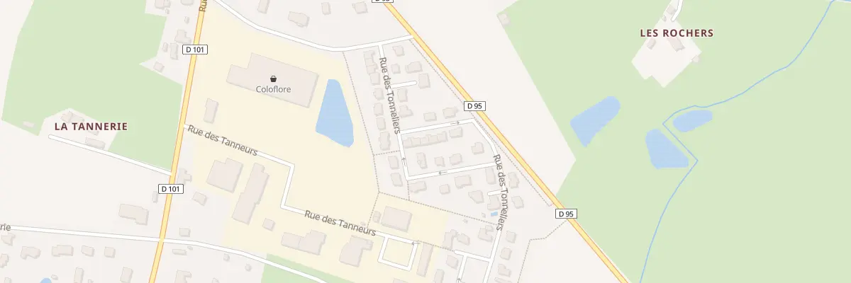 Plan du 23 Rue des Tonneliers à La Bouëxière