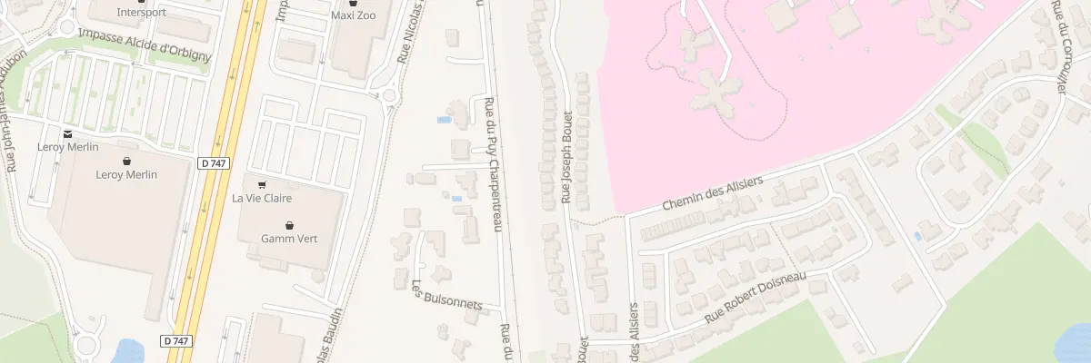 Plan du 60 Rue Joseph Bouet à La Roche-sur-Yon