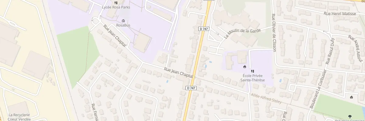 Plan du 48 Rue d’Aubigny à La Roche-sur-Yon