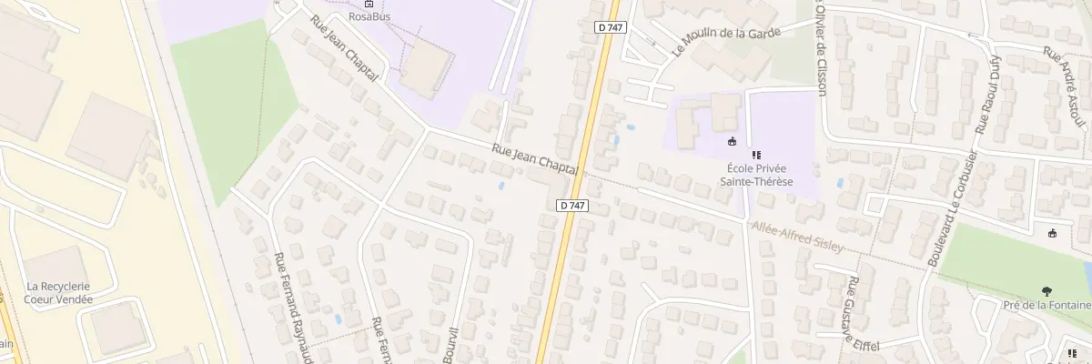 Plan du 58 Rue d’Aubigny à La Roche-sur-Yon