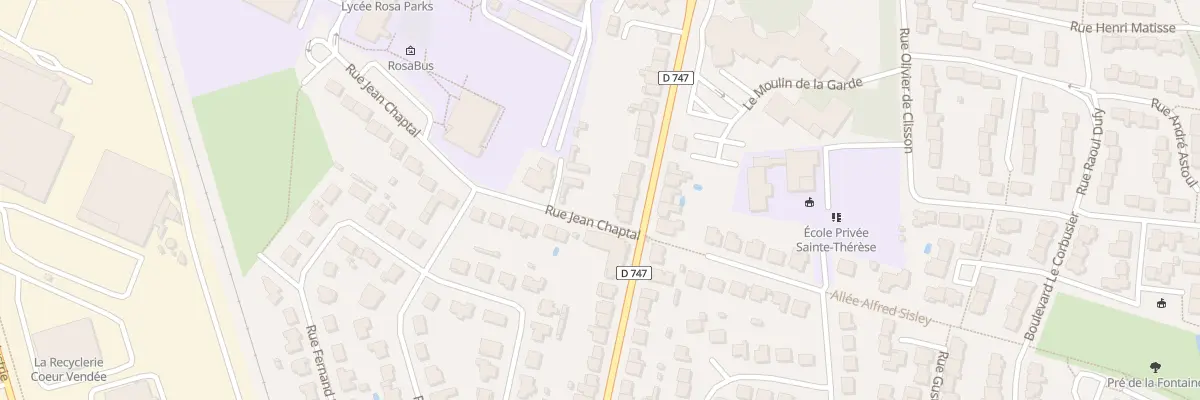 Plan du 52 Rue d’Aubigny à La Roche-sur-Yon