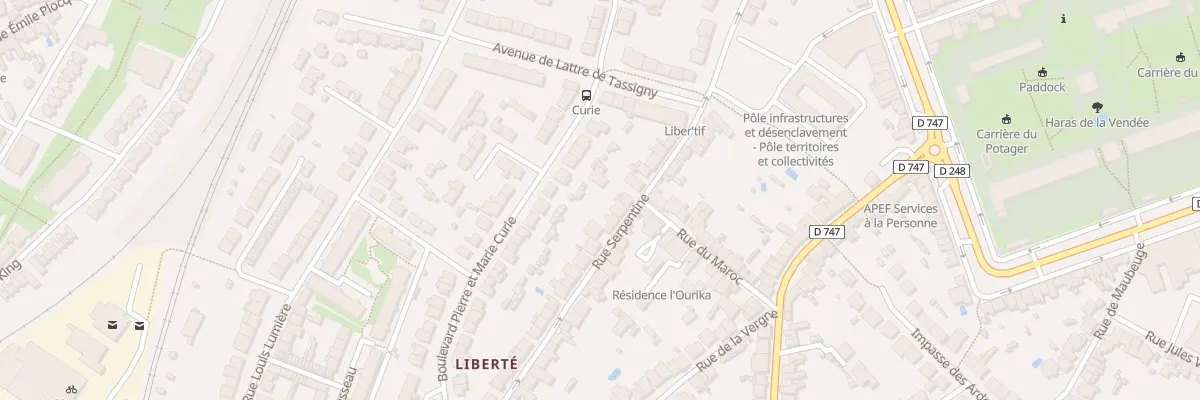 Plan du 40B Rue serpentine à La Roche-sur-Yon