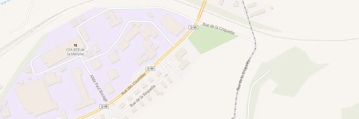 Plan du 6A Rue de la Roquelle à Coutances