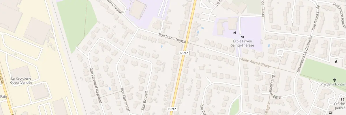 Plan du 66 Rue d’Aubigny à La Roche-sur-Yon