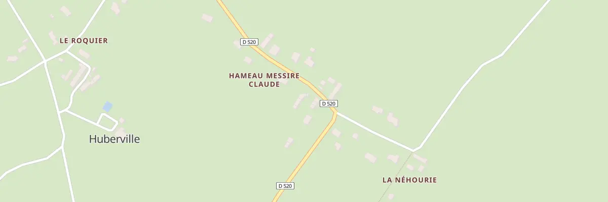 Plan du 16 Hameau Messire Claude à Huberville