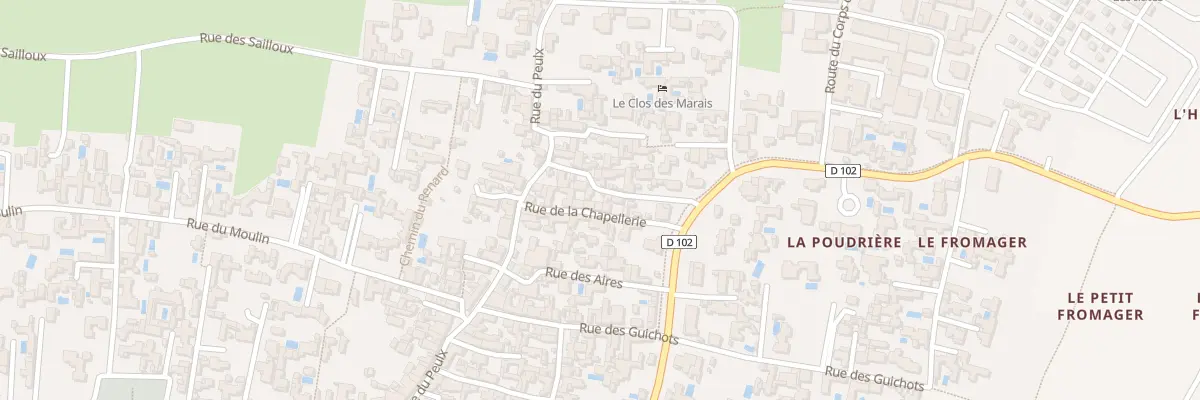 Plan du 9 Rue de la Chapellerie à Loix