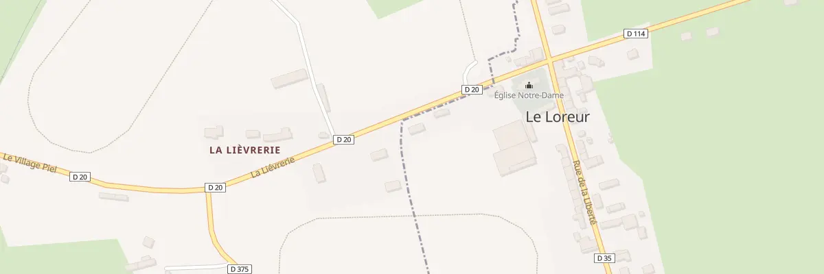 Plan du 7 Rue de la Mer au Loreur