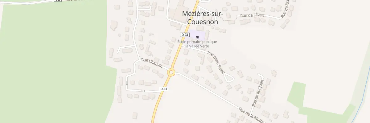 Plan du 16 Rue de Rennes à Mézières-sur-Couesnon